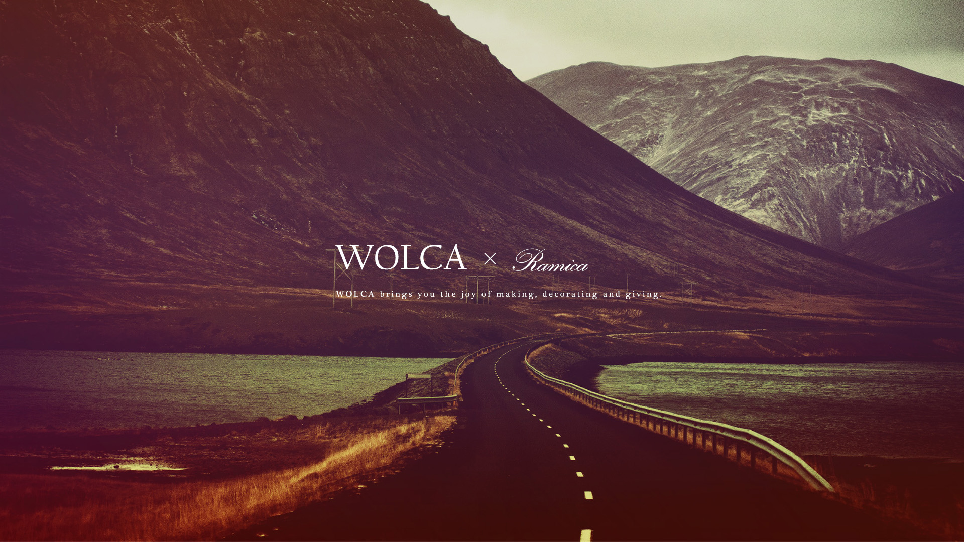 デスクトップpc用壁紙 山へと続く道を写した写真 Wolca